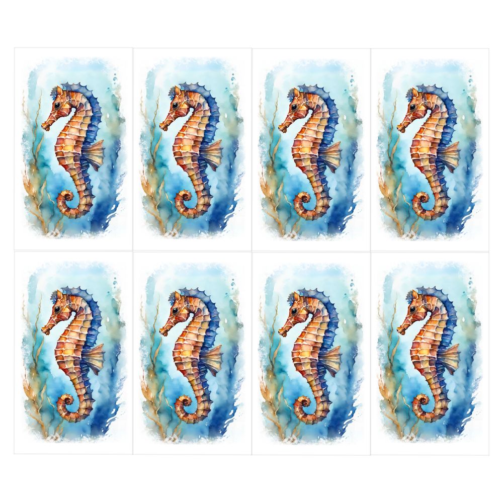 Florida Seahorse Memorial Prayer Cards