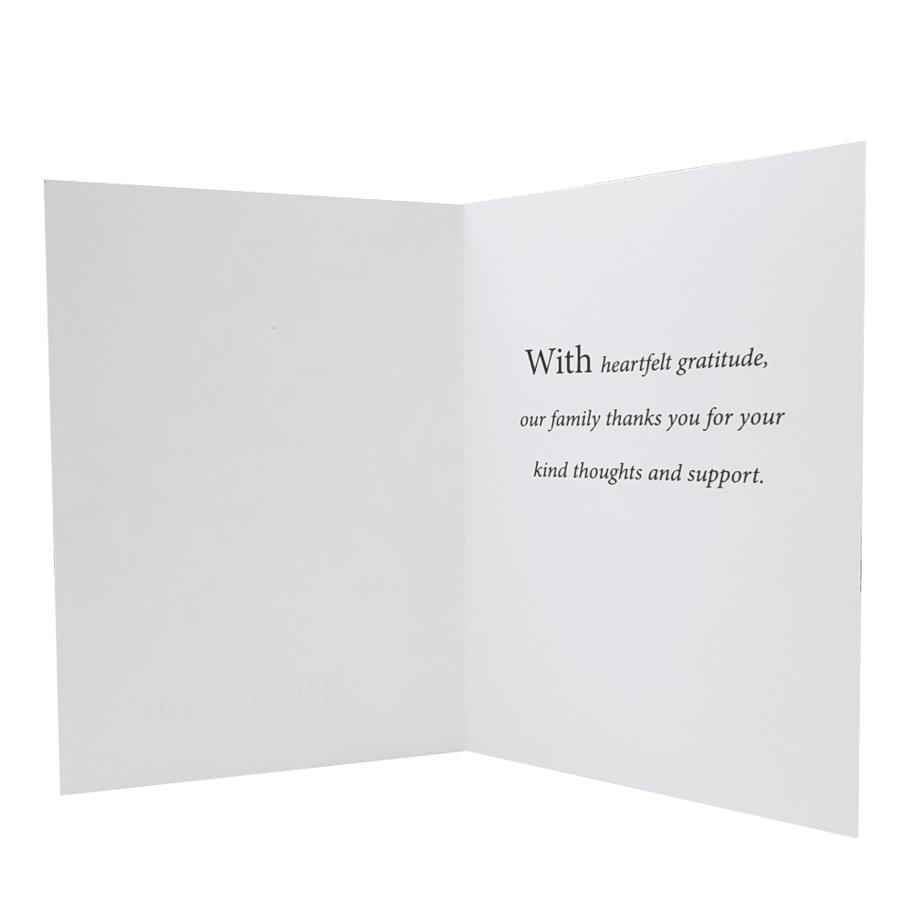 Celebration of Life Funeral Tree of Life Memorial Acknowledgement Cards Thank You notes set of 25