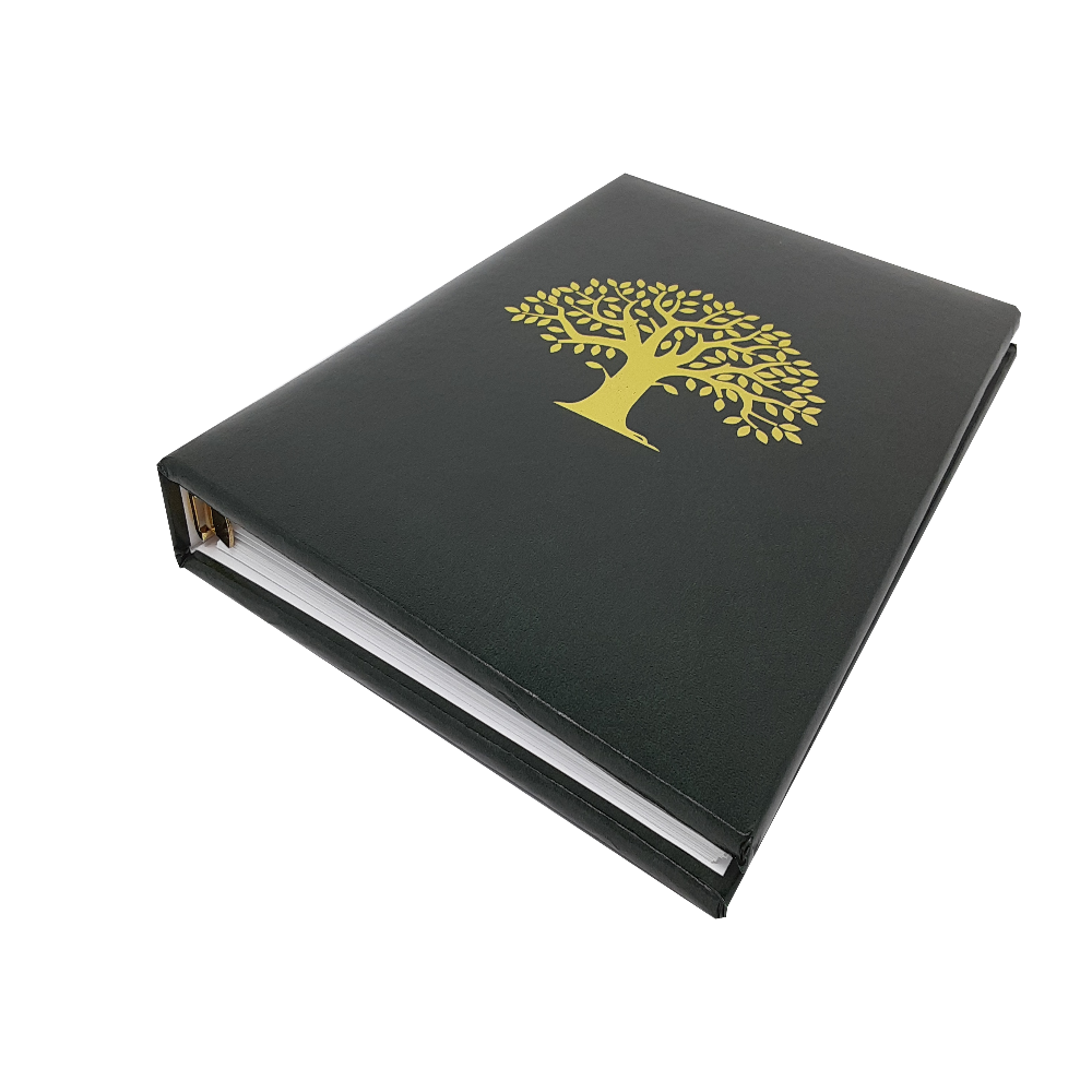 Personalized Custom Celebration of Life Funeral In Memory Tree of Life Guest Register Book with Addresses